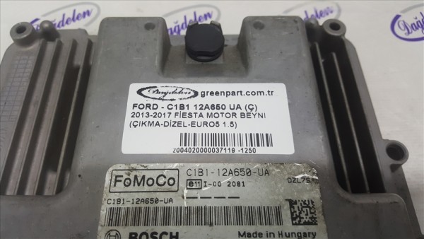 2013-2017 Ford Fiesta Motor Beyni - C1B1 12A650 UA