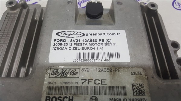 2009-2012 Ford Fiesta Motor Beyni - 8V21 12A650 PE