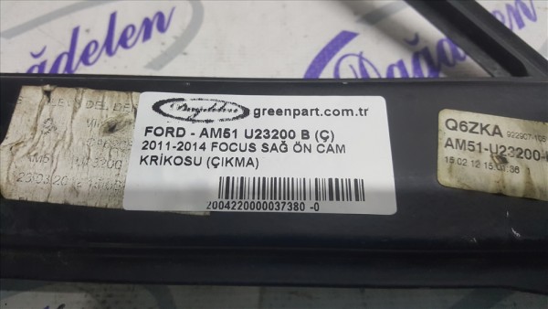 2011-2018 FOCUS SAĞ ÖN CAM KRİKOSU (ÇIKMA)