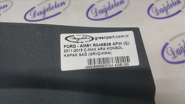 2011-2015 C-MAX ARA KONSOL KAPAK SAĞ (GRİ/ÇIKMA)