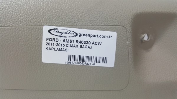 2011-2015 C-MAX BAGAJ KAPLAMASI