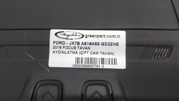 2018 FOCUS TAVAN AYDINLATMA (ÇİFT CAM TAVAN)