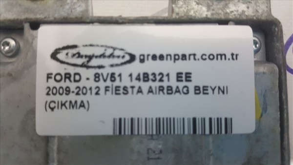 2009-2012 FİESTA AIRBAG BEYNİ (ÇIKMA)