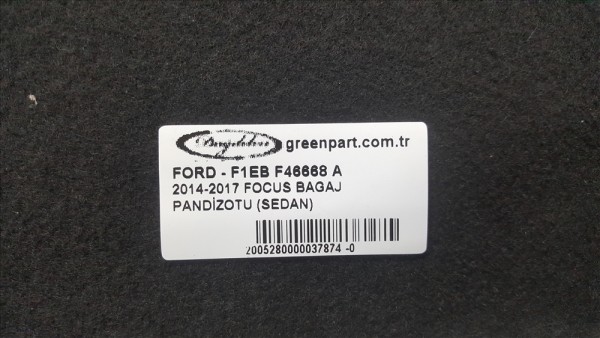 2014-2017 FOCUS BAGAJ PANDİZOTU (SEDAN)