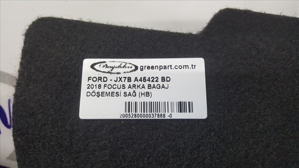 2018 FOCUS ARKA BAGAJ DÖŞEMESİ SAĞ (SEDAN)