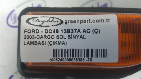 2003-CARGO SOL SİNYAL LAMBASI (ÇIKMA)