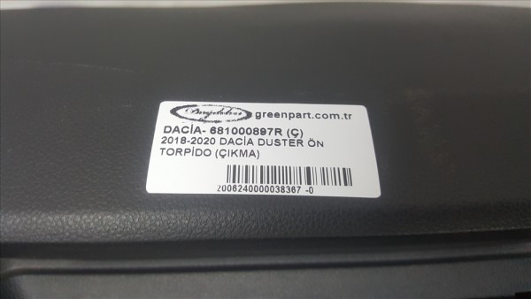 2018-2020 DACİA DUSTER ÖN TORPİDO (ÇIKMA)