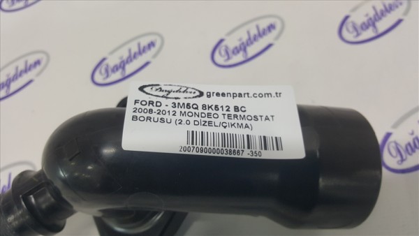 2008-2012 Ford Kuga/Mondeo/C-Max/Focus Termostat Borusu - 3M5Q 8K512 BC