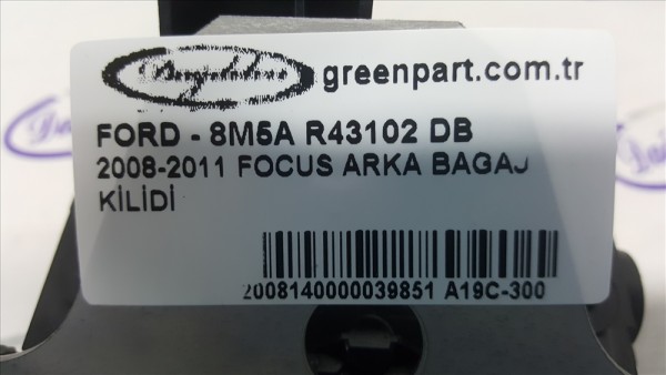2008-2011 FOCUS ARKA BAGAJ KİLİDİ